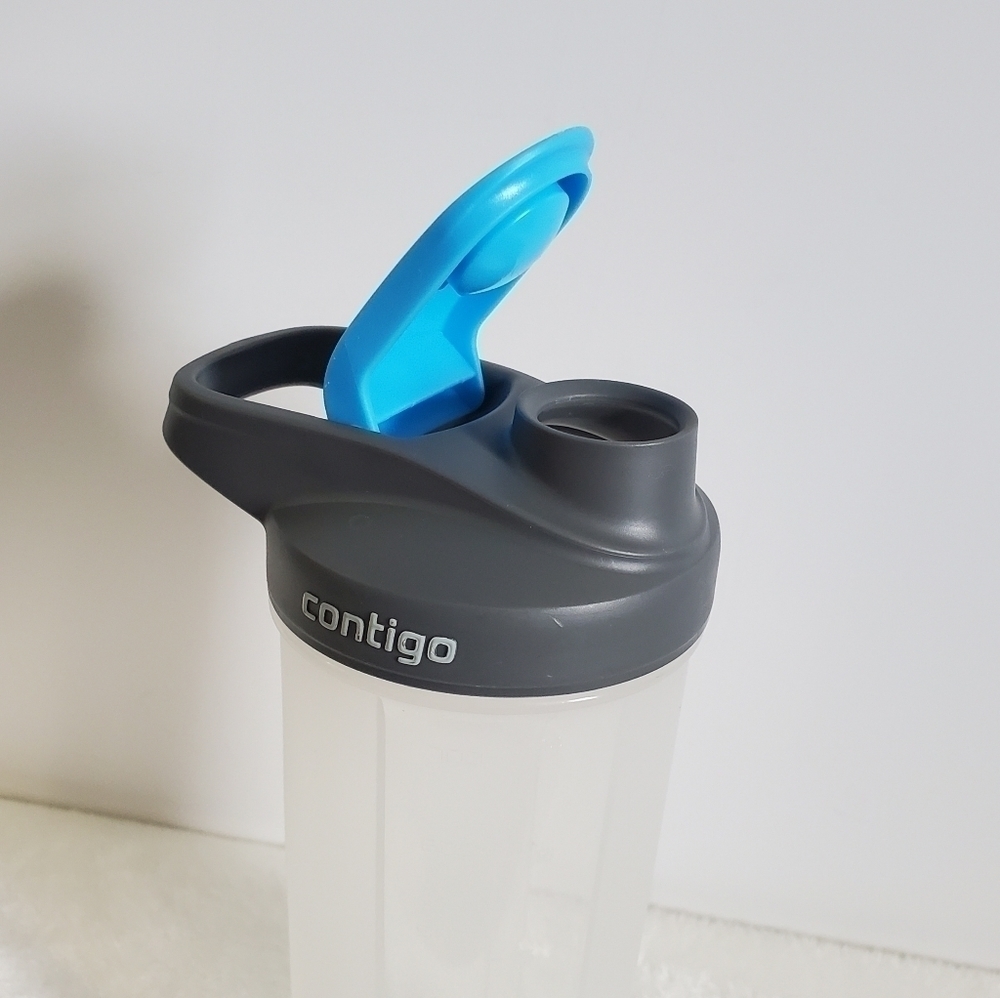 Contigo Clear Gray Blue Shake & Go 24 Oz Bottles Set Of 2 - Picture 14 of 15